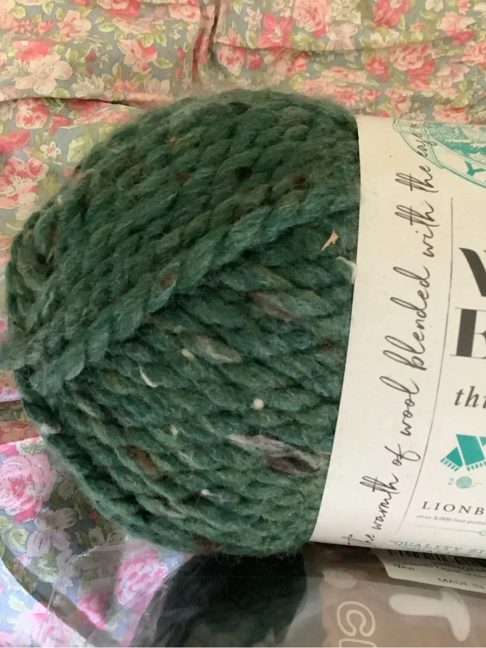Yarn Lot - Bernat Blanket Sparkle/Wool Ease/ Chenille Skien